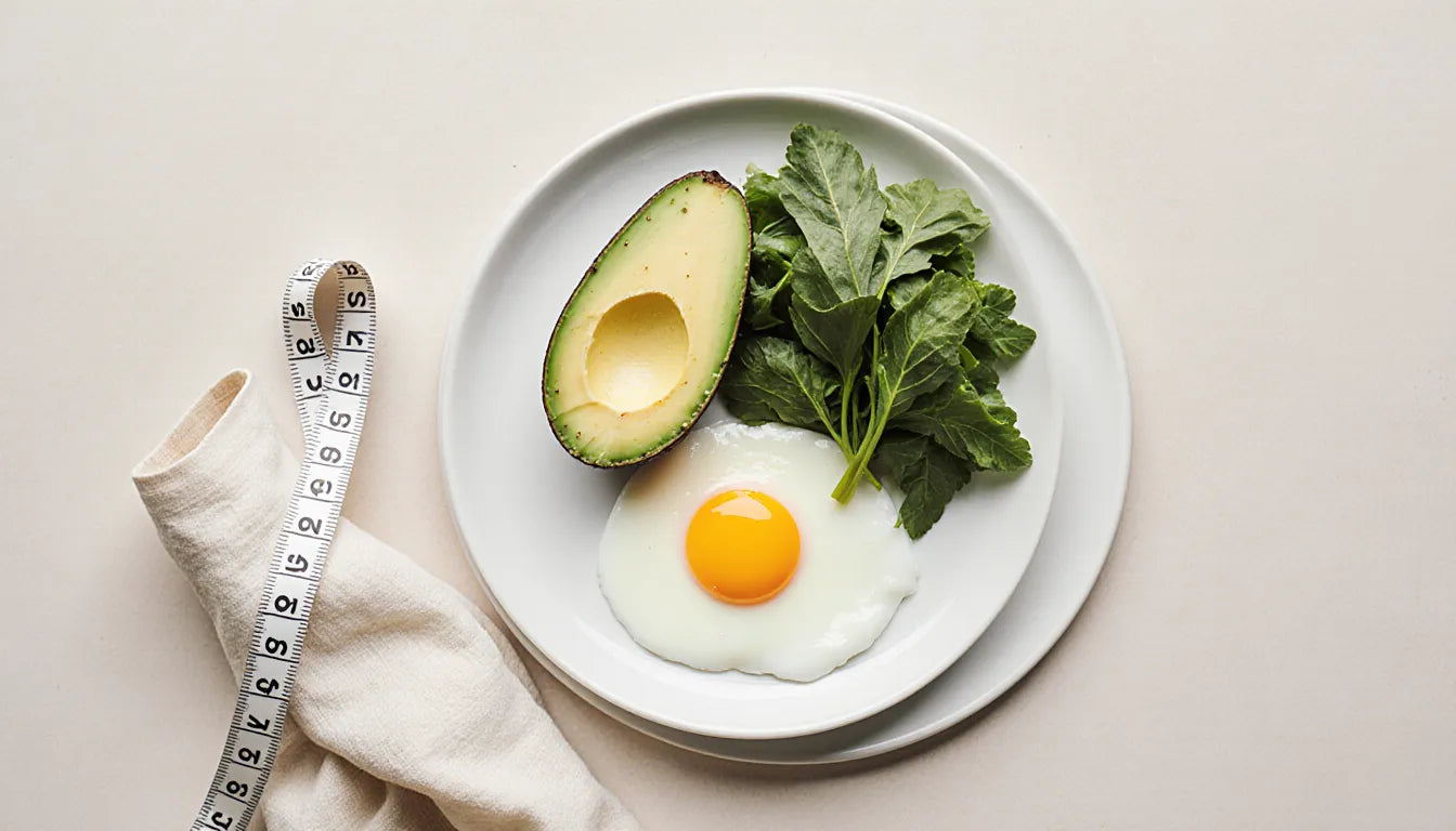 Real-food meal with the VitalState app alongside